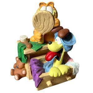 Vintage Garfield “Here’s Lookin’ at Me” Figurine by Jim Davis Danbury Mint 1993